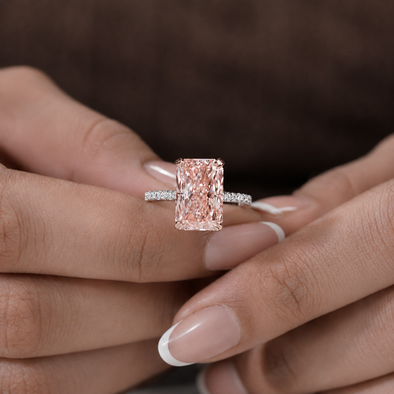 The Signature Pink Radiant Ring
