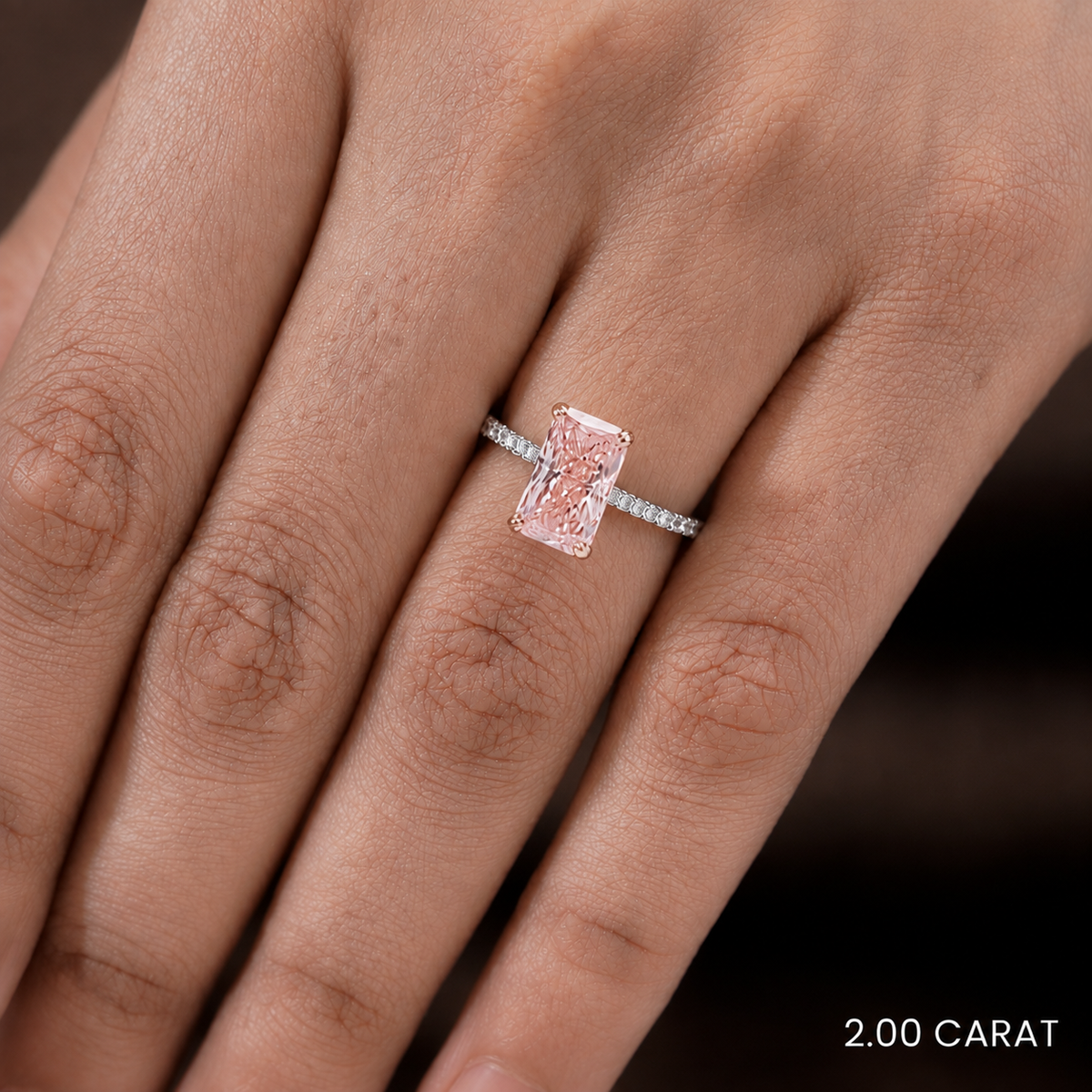 The Signature Pink Radiant Ring