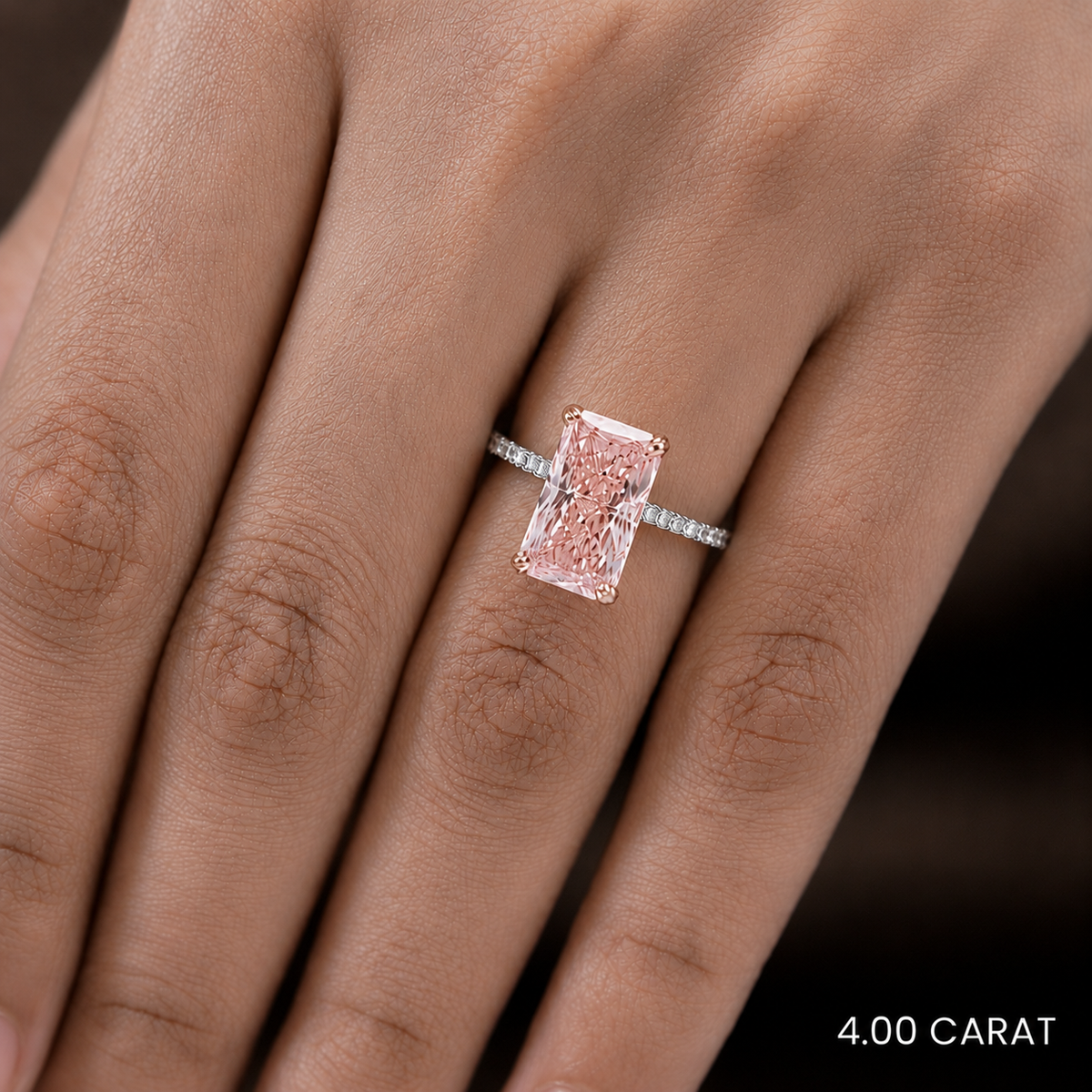 The Signature Pink Radiant Ring