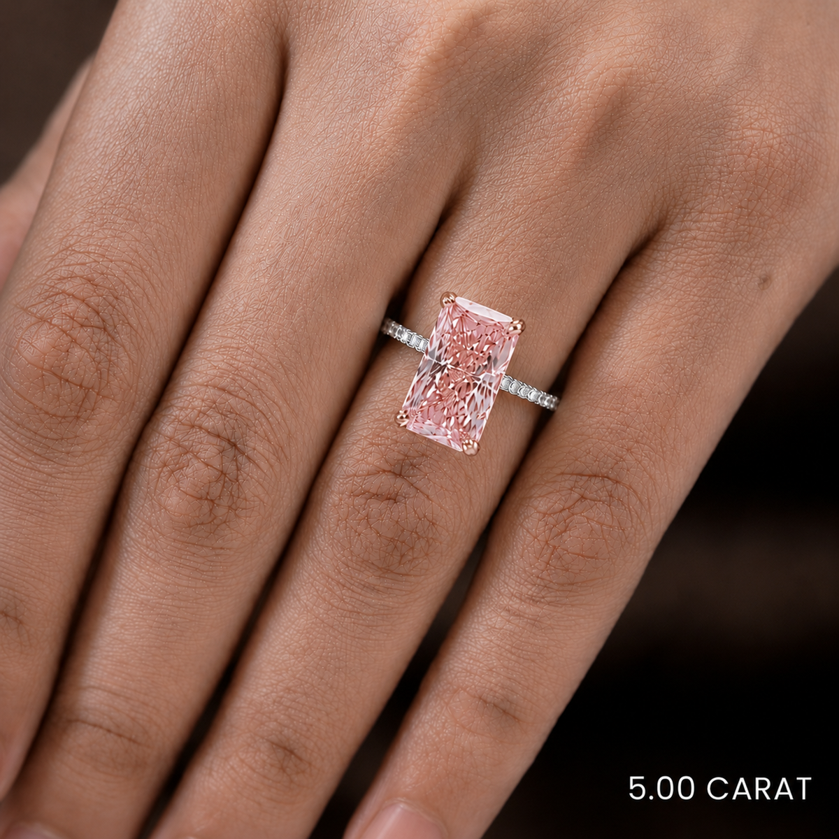 The Signature Pink Radiant Ring