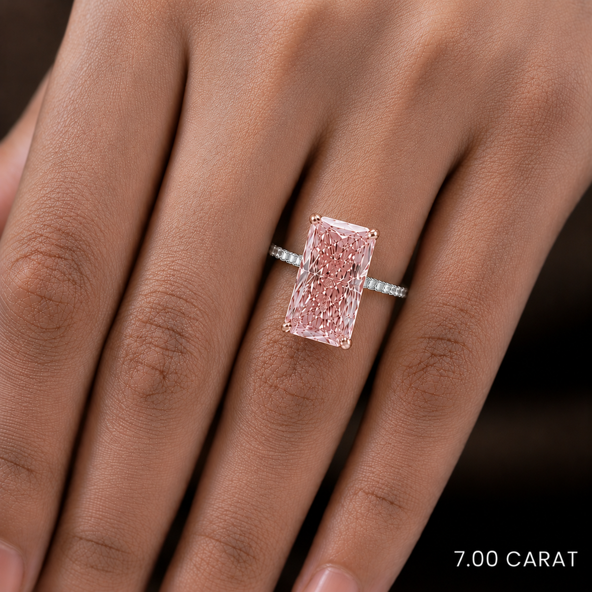 The Signature Pink Radiant Ring