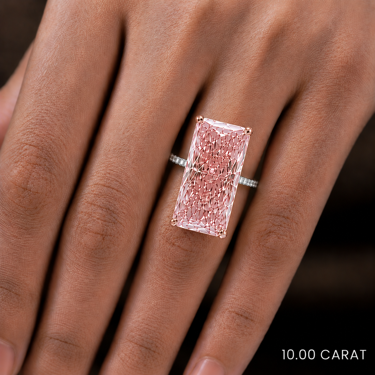 The Signature Pink Radiant Ring