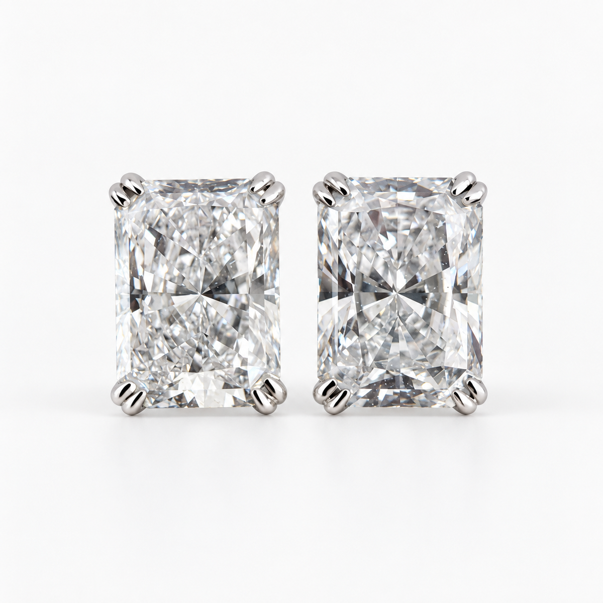 Signature Radiant Stud Earrings